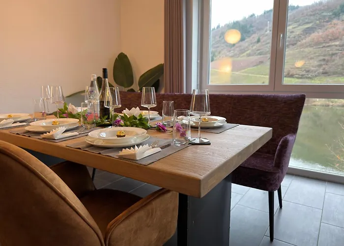 Apartamento Fewomo Panorama Loft, Mosel Promenade ,moselblick, Burgblick, Barrierefrei, Bis 6 Personen *